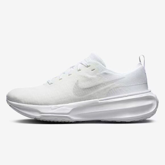 Nike ZoomX Invincible Run Flyknit 3 Triple White DR2615-103 Men's Size 13